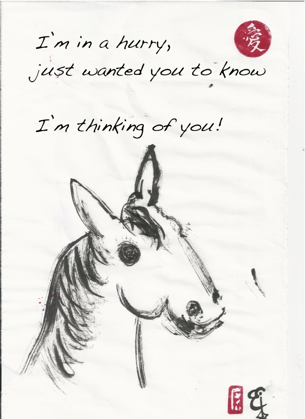 hurry horse thinkin of you