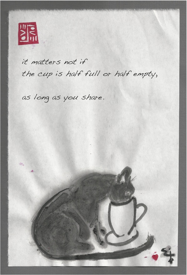 half full, half empty share