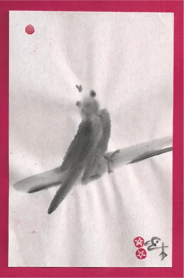 songbird singing to the moon