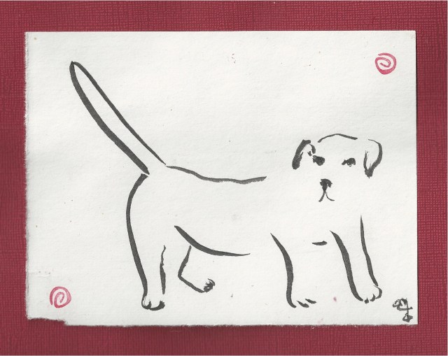 baseball bat tail dog