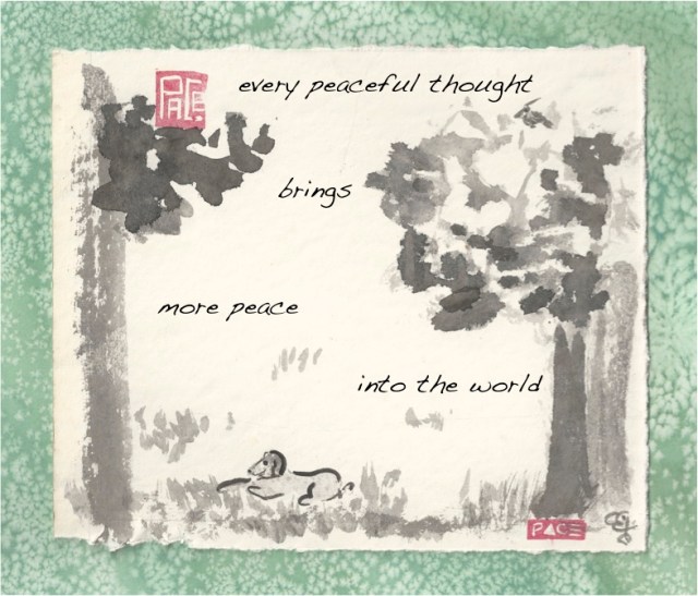 more peace into the world