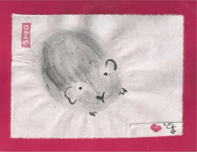 guinea pig red border