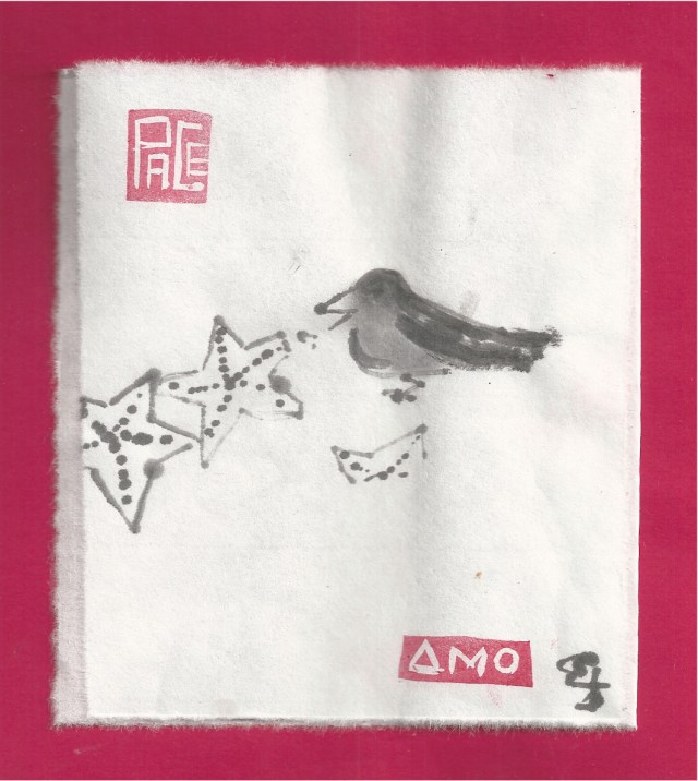 bird eats star cookies