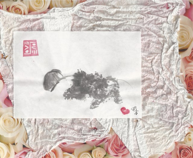 bed of roses in bed w tomi