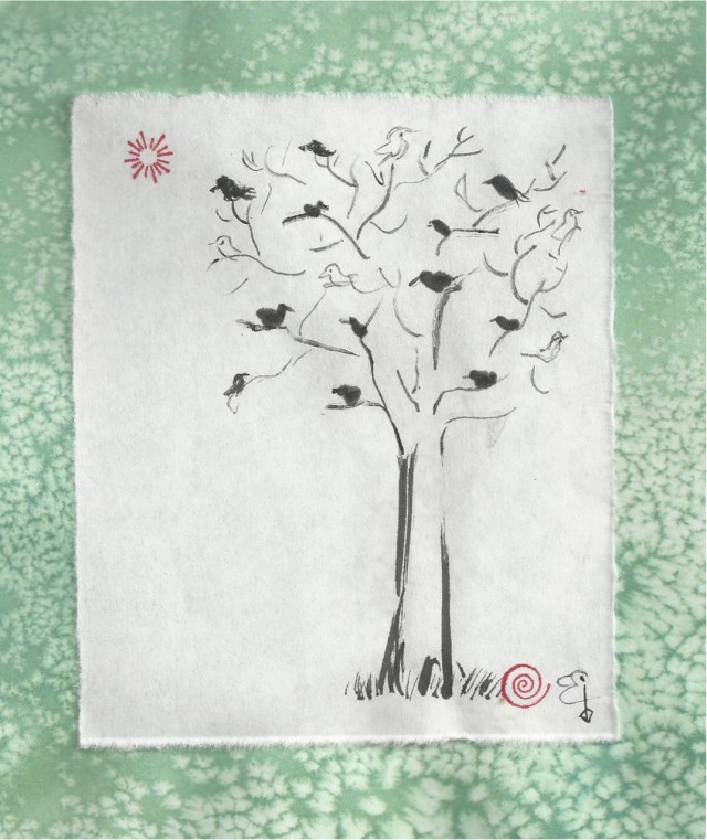 tree of many little birds