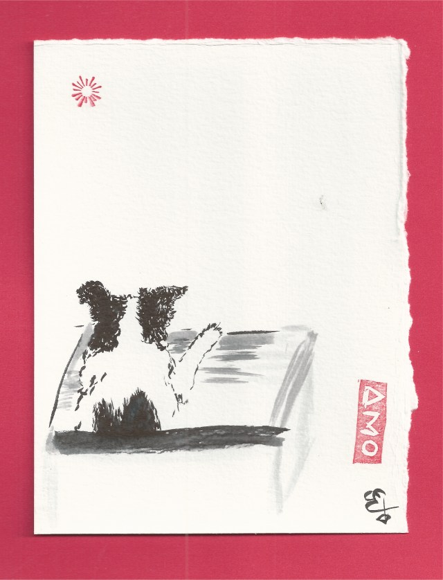 puppy in fileing box