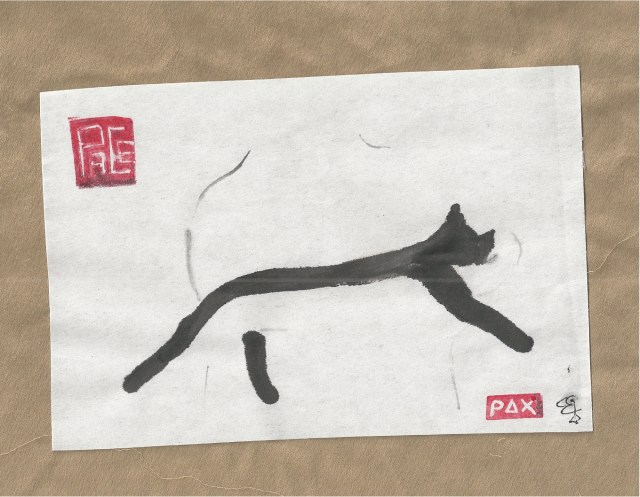 presto in arms black cat