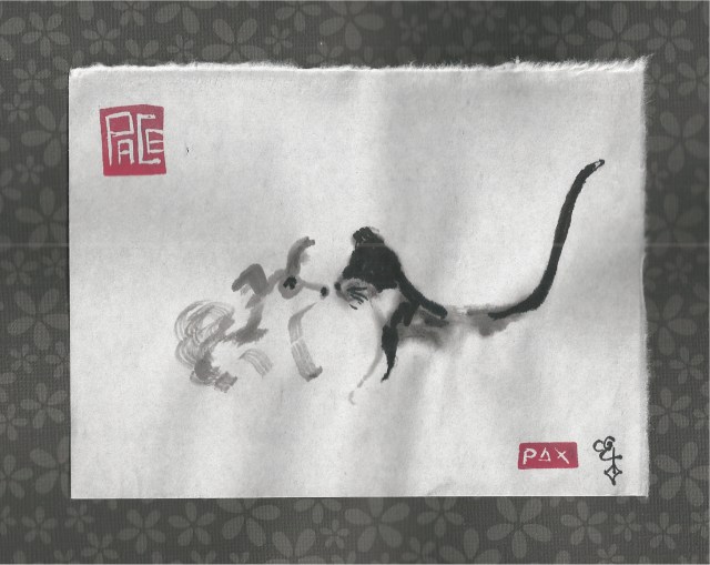 pim and esme nose to nose