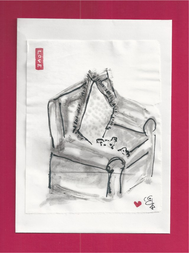 pim in my father's chair