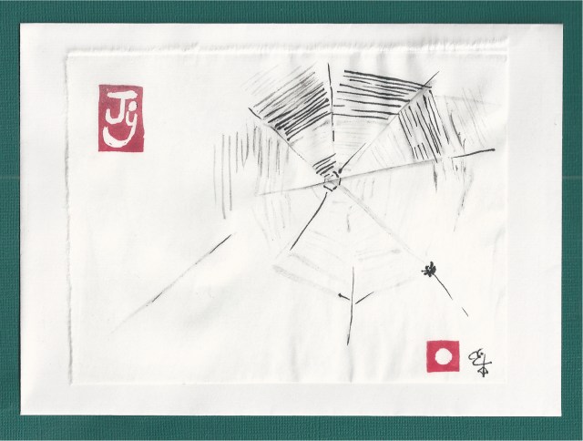 spider in corner of web