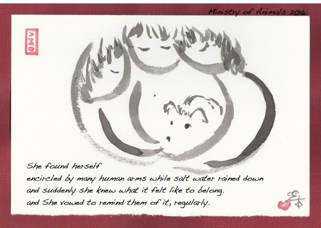 toy dog in group hug