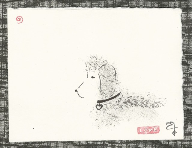 poodle profile lower right