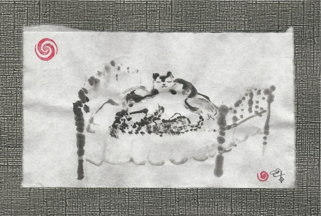 nap time with dog and cat