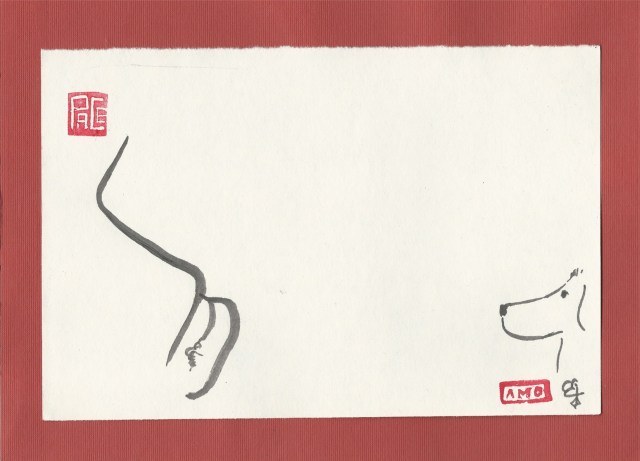 HSP running away poodle enters