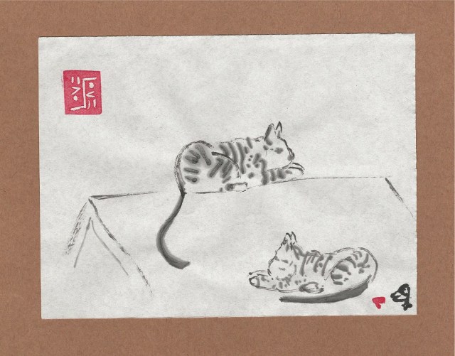 two-tabbies-on-a-roof