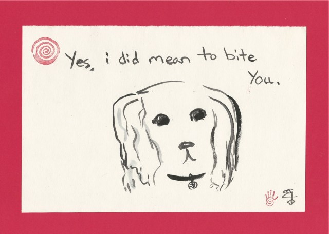 biting-cocker-spaniel