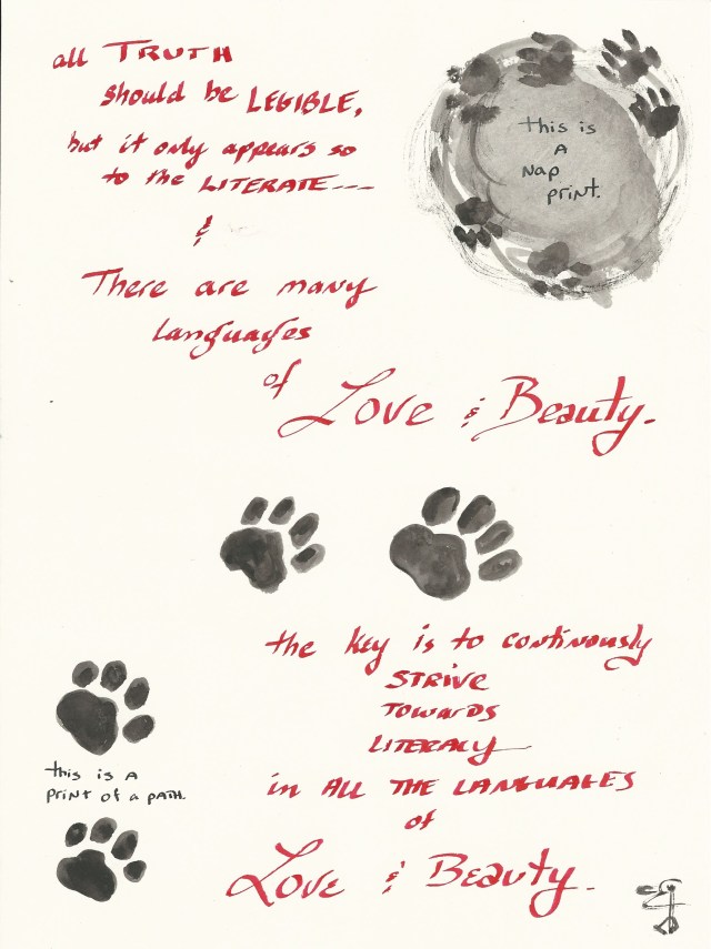 language-of-love-and-beauty-notebook-page