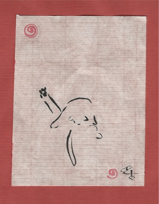 cat-grooming-herself